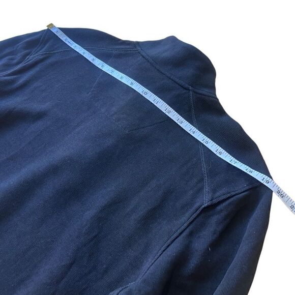 Calvin Klein Mens Pullover 1/4 Button Snap Golf Sweater black Size medium - Picture 14 of 15